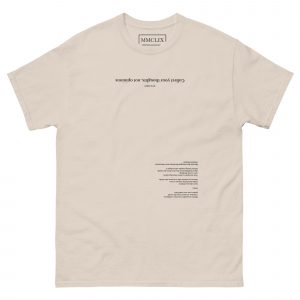 Collect your thoughts, not opinions